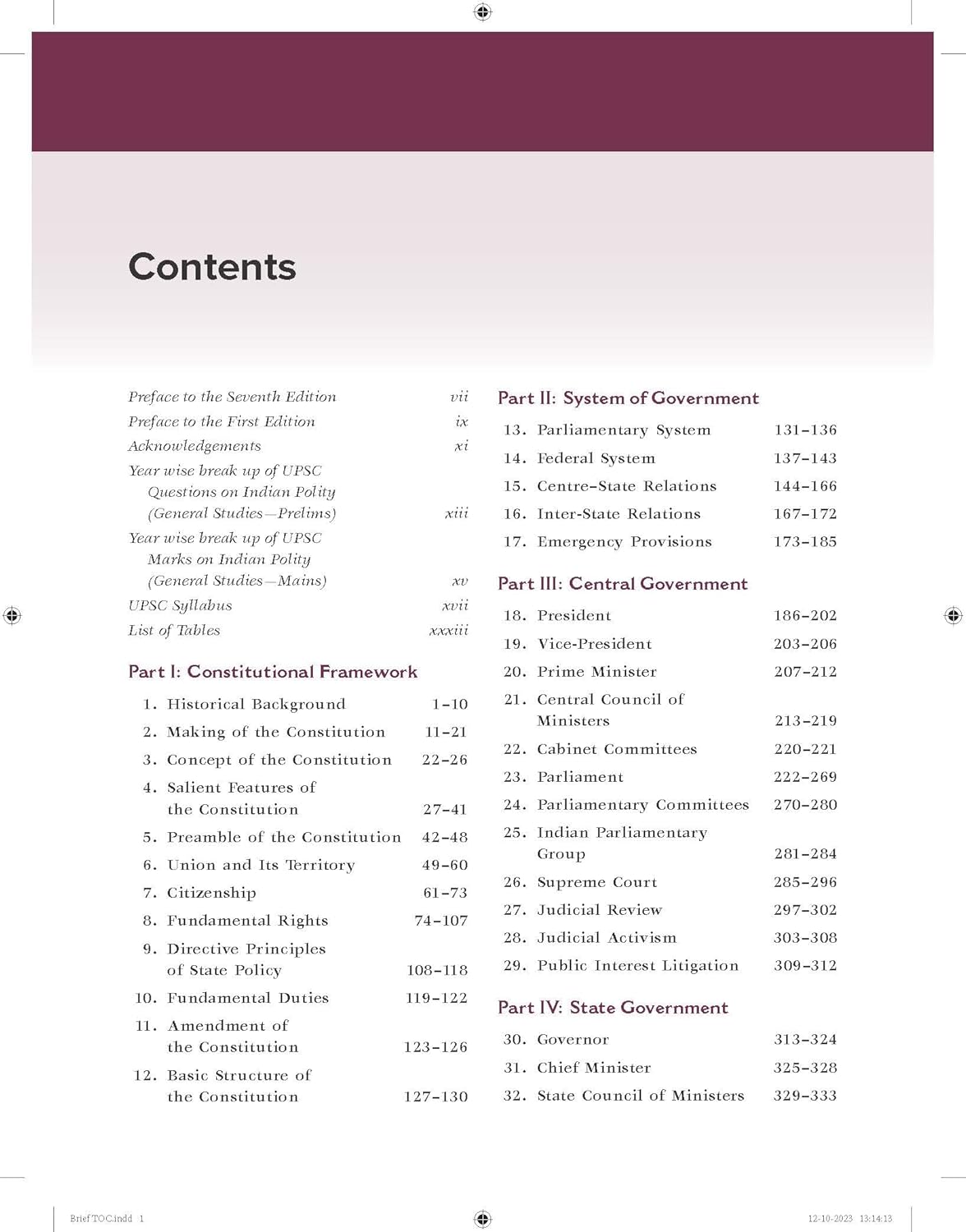 Indian Polity (English) by M Laxmikanth for UPSC CSE 2025 | 7th edition (latest) | Civil Services Exam - Prelims, Mains and Interview | State PSCs exams/ PCS exams | Exclusive access to McGraw Hill edge online platform: Practice tests